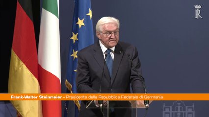Steinmeier "Amicizia Italia-Germania contro i nazionalismi"