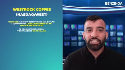Insider Trades: Around $19M Bet On Westrock Coffee? Check Out These 3 Stocks Insiders Are Buying