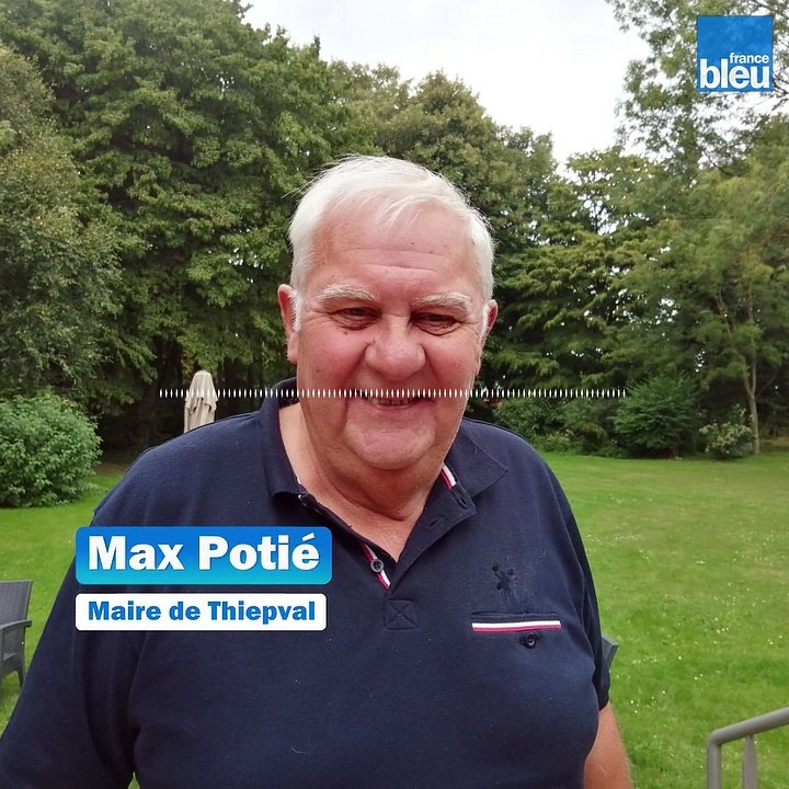 Max Potié, le maire de Thiepval