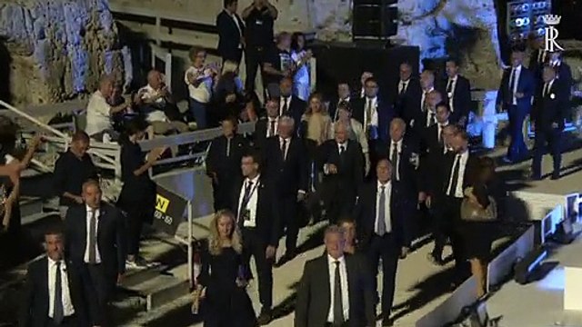 Mattarella e Steinmeier al Teatro Greco di Siracusa