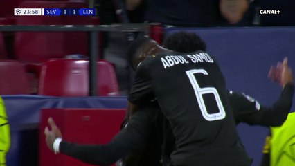 Le coup-franc incroyable de Fulgini pour égaliser - FC Séville / Lens - Ligue des Champions 2023-24 (J1)