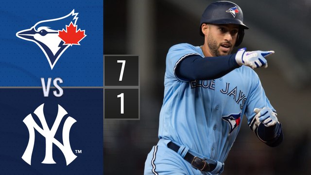 Resumen Azulejos de Toronto vs Yankees de Nueva York