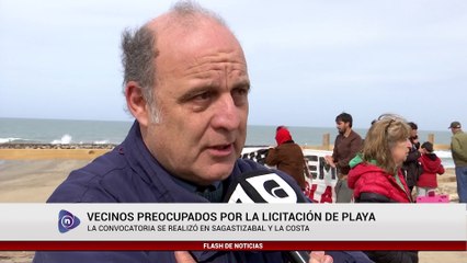 VECINOS PREOCUPADOS POR LA LICITACIÓN DE PLAYA