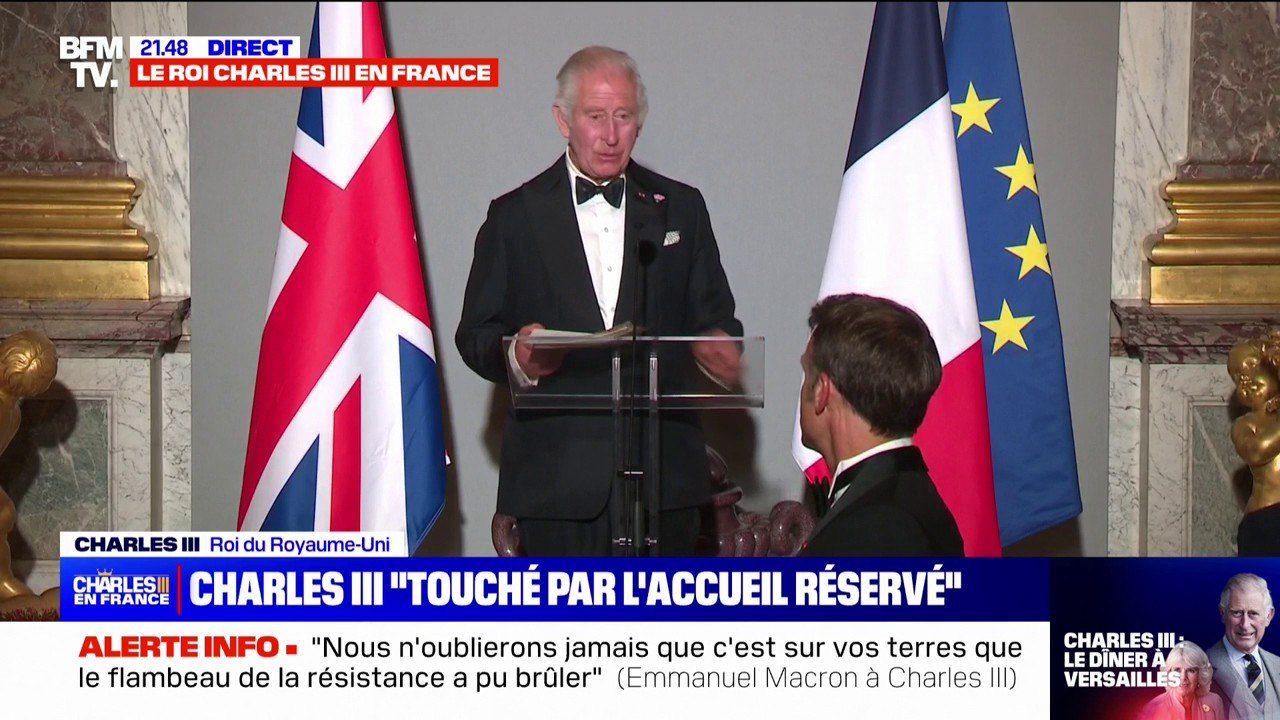 Charles III à Emmanuel Macron: "À l'approche du 120e anniversaire de l'Entente cordiale, il nous incombe à tous de revigorer notre amitié pour qu'elle soit à la hauteur des défis de ce XXIe siècle"
