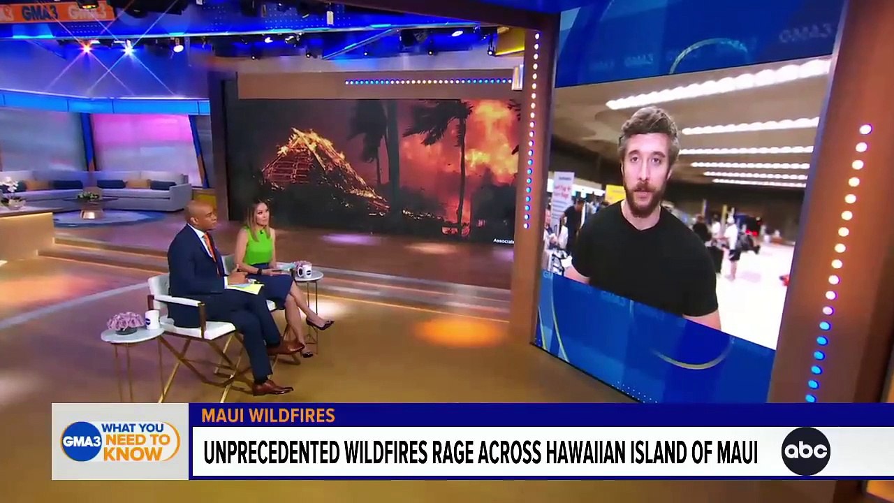 The latest on the wildfires in Hawaii