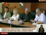 Comisión del Poder Popular y Comunicación revisará agenda legislativa para su segundo período