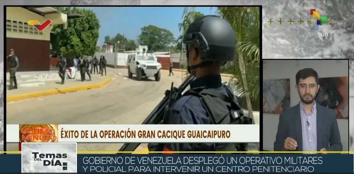Venezuela: Operación Gran Cacique Guaicaipuro interviene centro penitenciario de Aragua
