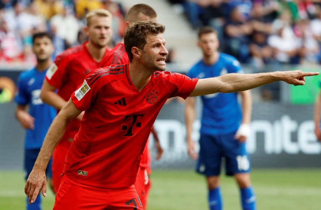 Champions League Centurion - Thomas Muller celebrates 100th UCL win