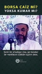 Borsa caiz mi kumar mı? Mahmud Esad Coşan bakın borsayı nasıl tanımlıyor!