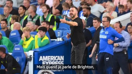 Brighton - De Zerbi : "Ne pas perdre notre ADN"
