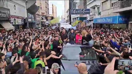Caravana de Javier Milei en Bahía 2 (20/09/2023)