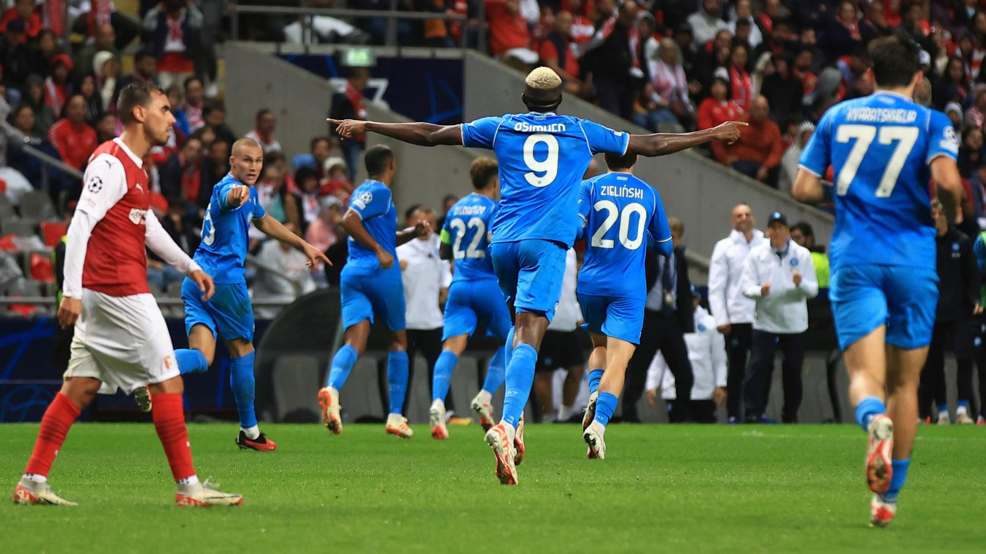 Sporting Braga vs. Napoli - Game Highlights