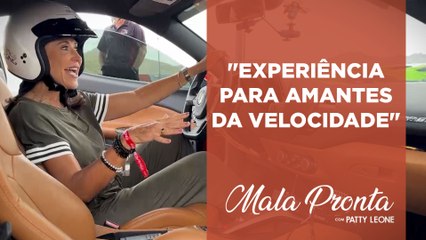 Patty Leone se aventura em pista de corrida com Ferrari em Las Vegas | MALA PRONTA