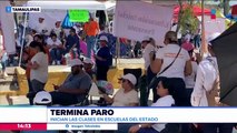 Paro de maestros en Tamaulipas concluye; hoy iniciaron las clases