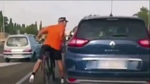 Ciclista contro autista