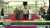 Pdte. de Venezuela Nicolás Maduro recibe a su homólogo boliviano Luis Arce