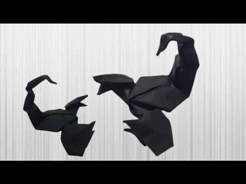 Origami Scorpion Paper Crafts / Comment faire un scorpion en papier