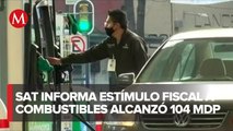 SAT informa que estímulo fiscal mantiene estable precio de gasolina y diésel