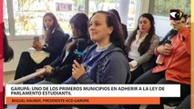 Miguel Rauber, presidente del Honorable Concejo de Garupá, comentó que el municipio será uno de los primeros en adherirse a la ley de parlamento estudiantil. _1