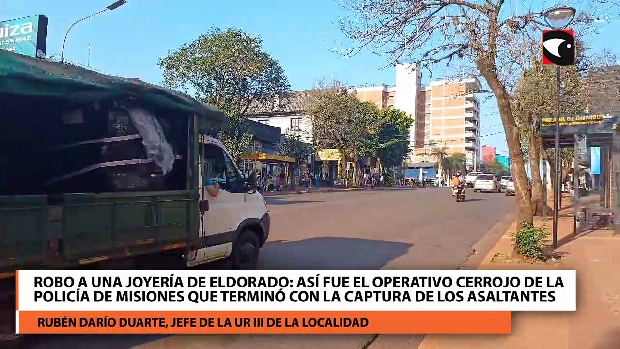Robo a una joyería de Eldorado Así fue el operativo cerrojo de la Policía de Misiones que terminó con la captura de los asaltantes