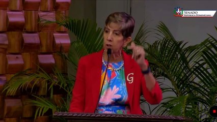 Скачать видео: Ginette Bournigal pide dejar manifestaciones de “xenofobia y odio” contra algunos haitianos