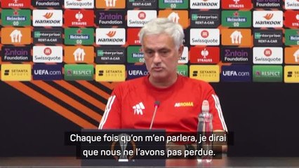 Rome - Mourinho : “Je continuerai à dire qu’on n’a pas perdu la finale à Budapest”