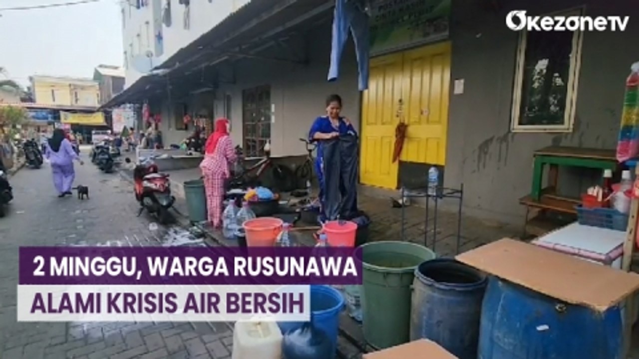 Warga Rusunawa Buddha Tzu Chi Muara Angke alami Krisis Air Bersih Selama 2 Minggu