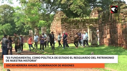 Se realizó la restitución del frontis jesuítico de San Ignacio