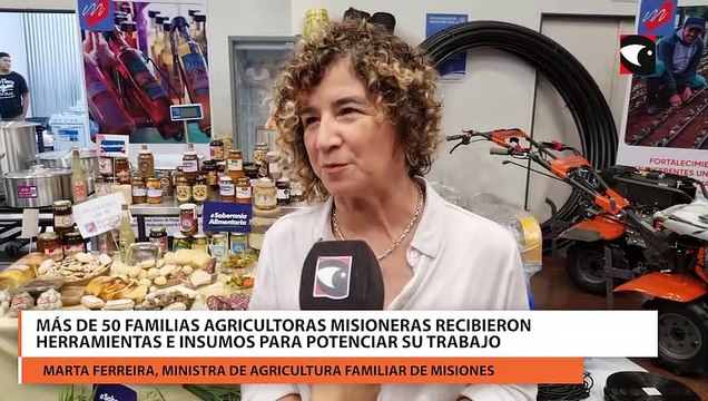 Más de 50 familias agricultoras misioneras recibieron herramientas e insumos para potenciar su trabajo