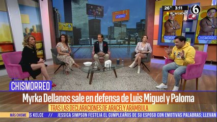 Myrka Dellanos desmiente a Aracely Arámbula sobre hijos de Luis Miguel
