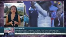 Primera vuelta electoral en Ecuador dio como triunfo los candidatos de Revolución ciudadana