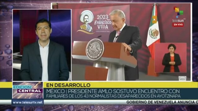 Pdte. mexicano se reúne con familiares de los 43 normalistas desaparecidos