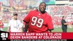 Warren Sapp Wants To Join Deion Sanders At Colorado After Meeting Eager Players