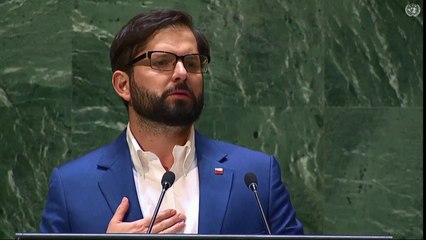 Скачать видео: Boric ataca en la ONU al régimen de Ortega y pide levantar sanciones contra Cuba y Venezuela