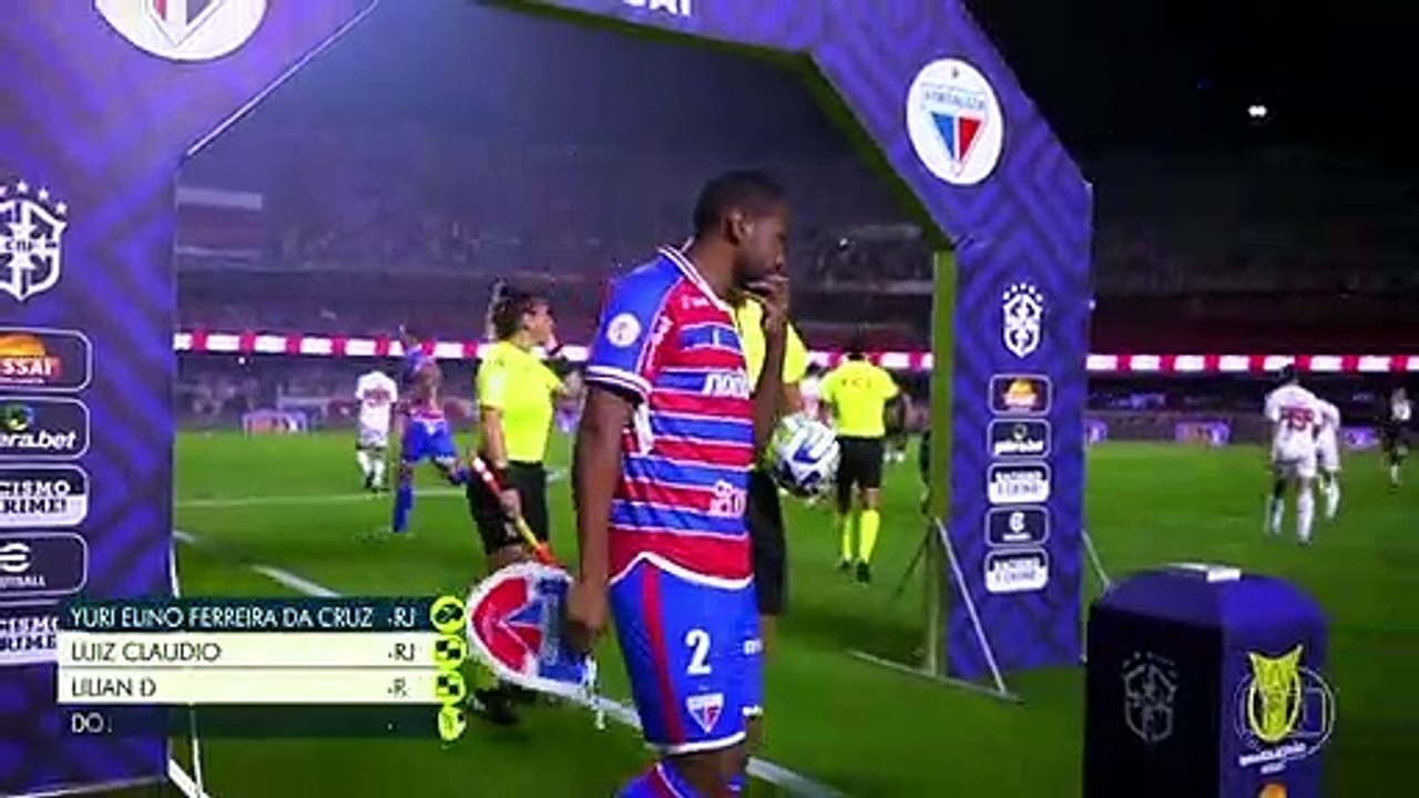 Campeonato Brasileiro 2023  São Paulo x Fortaleza (24ª rod) com Everaldo Marques (Globo) 1º tempo
