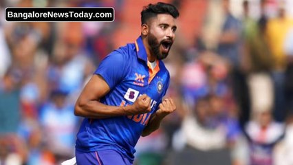 Mohammed Siraj becomes world number one ODI bowler