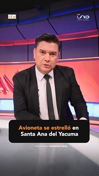 Avioneta se estrelló en Santa Ana del Yacuma; se reporta un fallecido y un herido