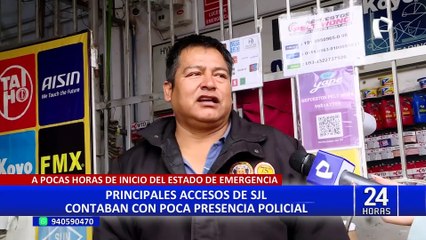 Estado de emergencia en SJL: ¿Cuáles son las zonas más inseguras del distrito?