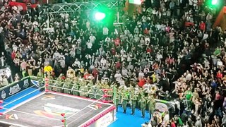 Himno Nacional en el 90° Aniversario del CMLL
