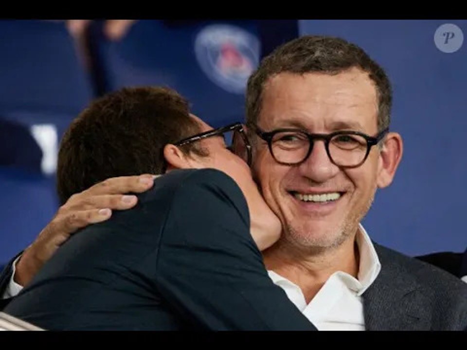 Dany Boon : Instants câlins avec ses fils, Vianney profite de sa chérie Catherine Robert en tribun