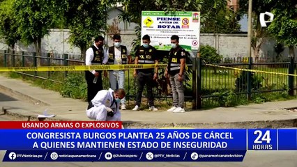 Congresista Flor Pablo califica de "populista" proyecto de ley de "terrorismo urbano"