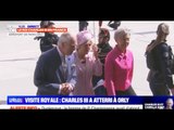 Atterrissage de Charles III en France : la reine Camilla, chic en rose pâle et taquinée par le ven