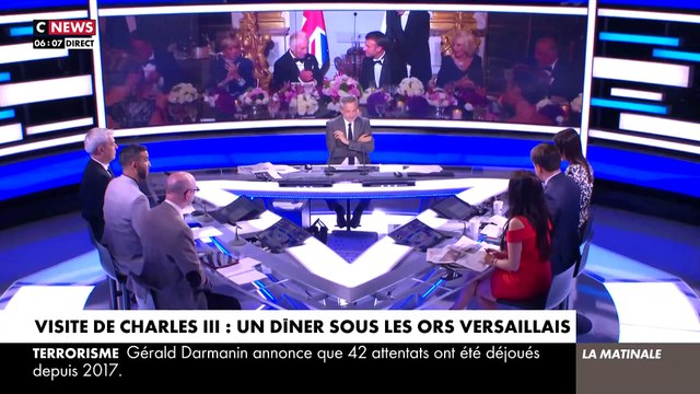 Visite de Charles III en France : Les images du somptueux dîner hier soir à Versailles