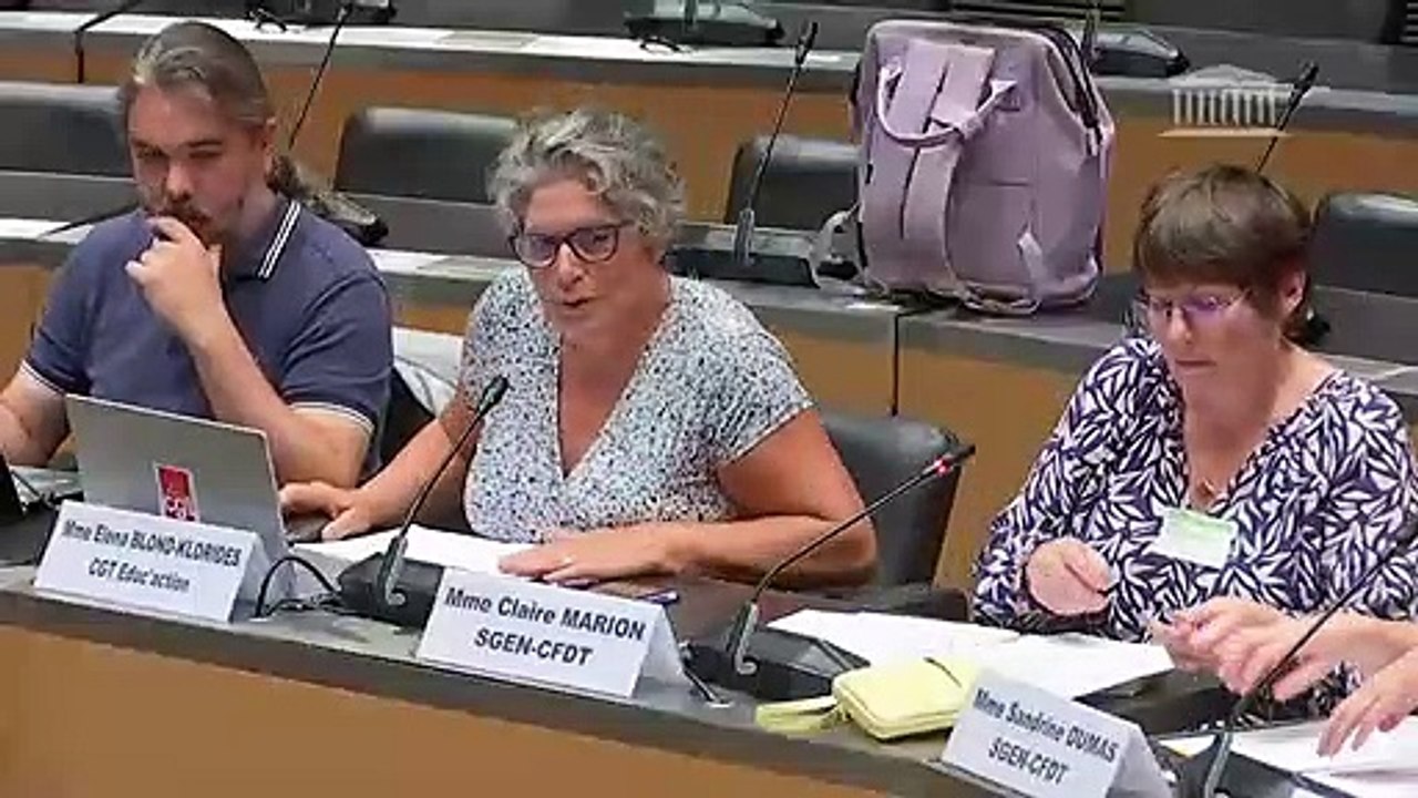 Commission des affaires culturelles : Table ronde sur la rentrée scolaire réunissant des représentants des syndicats représentatifs d’enseignants - Mercredi 20 septembre 2023