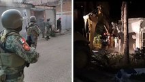 Pelean pobladores con Ejército y destruyen MP en Guerrero