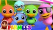 Five Little Ducklings, Jumping Ducklings - Nursery Rhymes & Baby Songs