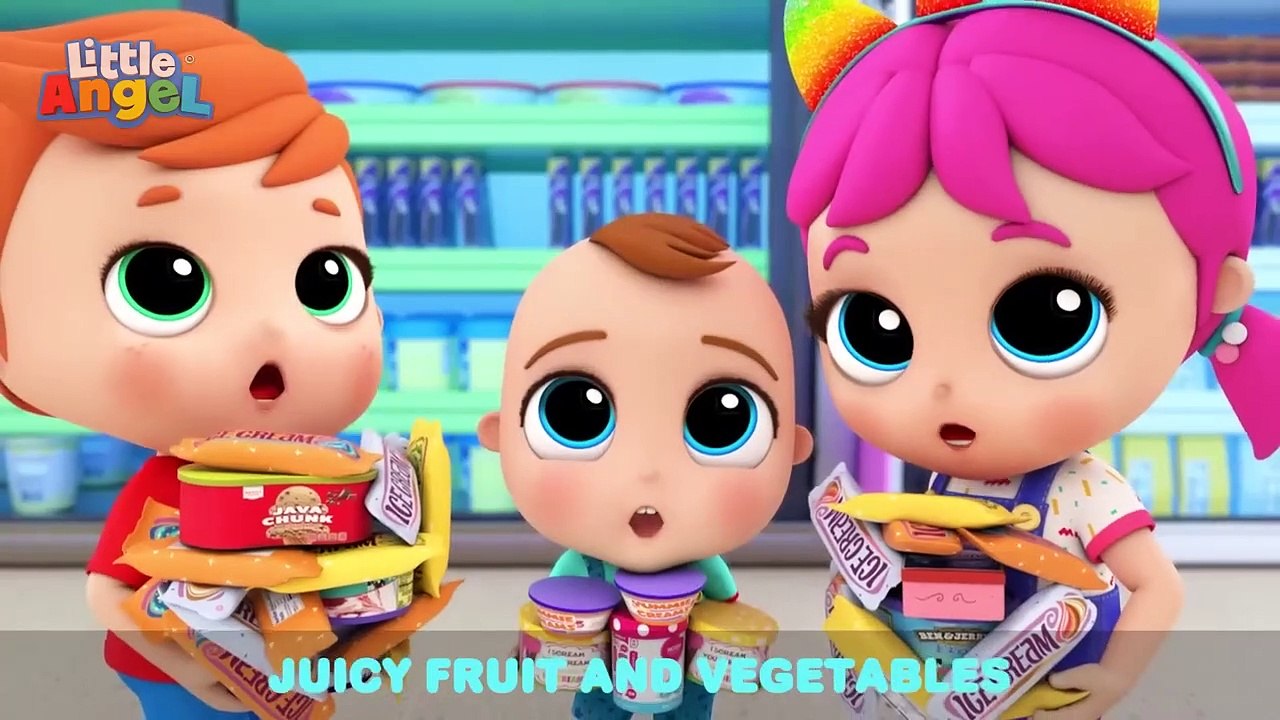 Baby John Plays The Floor is Lava _ Back to School Songs _ Little Angel Kids Songs & Nursery Rhymes