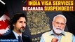India vs Canada: India suspends VISA services for Canadians amid diplomatic row | Oneindia News