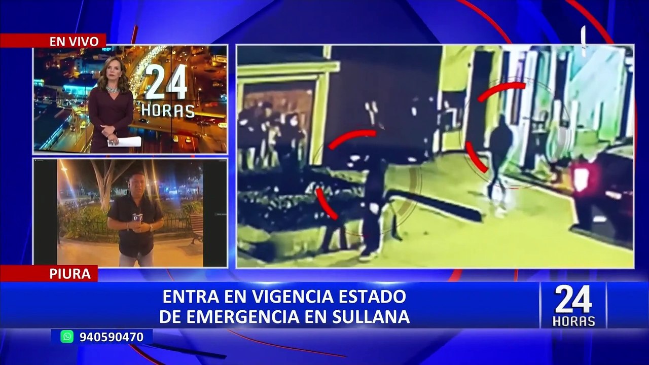 Piura: nula presencia policial en Sullana tras declaratoria de emergencia