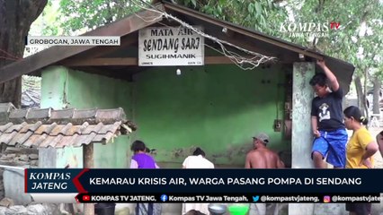 Kemarau Krisis Air, Warga Pasang Pompa di Sendang
